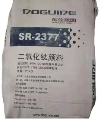 고백색도, 우수한 백색도 및 중간 내구성을 갖춘 루타일 티타늄 디옥사이드 SR-2377 TiO2