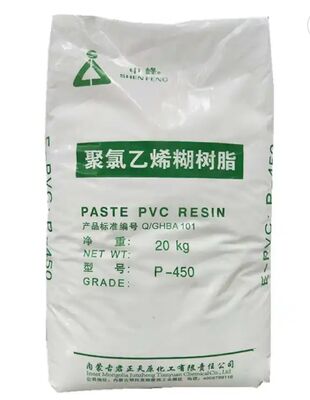 포모사 에뮬션 등급 페스트 PVC 樹脂 P450 65 K 값 중도 브루크필드 점착성 및 우수한 세포 구조