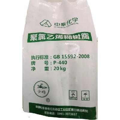Zhongtai P-440 유화액 PVC 수지 풀 CAS 9002-86-2 없음