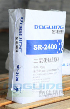 둥지아 SR-2400 Rutile Titanium Dioxide Pigment 고백성 우수한 기상 저항성 및 우수한 분산성