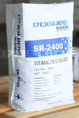 둥지아 SR-2400 Rutile Titanium Dioxide Pigment 고백성 우수한 기상 저항성 및 우수한 분산성