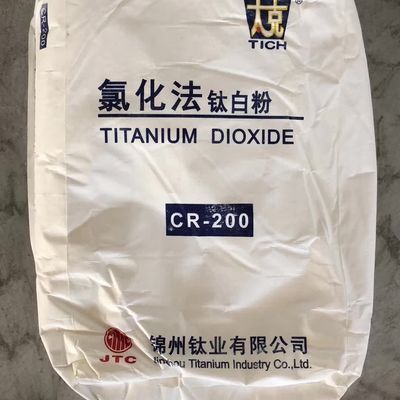 CR-200 Rutile Titanium Dioxide 고 내구성, 우수한 처리 및 외부 플라스틱에 대한 높은 색상 단속성