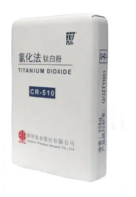 코팅 및 플라스틱용 고착색력 및 푸른색조의 CR-510 루타일 염화티타늄 이산화물