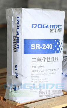 마스터 배치 플라스틱 SR-240용 CAS 아니오 13463-67-7 금홍석 TiO2