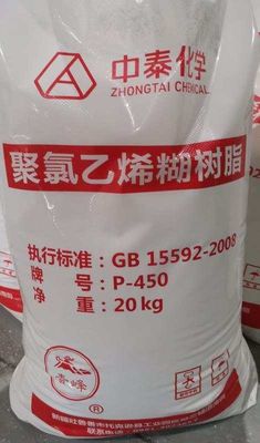 Zhongtai P-450 유화액 풀 PVC 수지 CAS 9002-86-2 없음