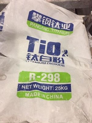 Pangang Group R-298 TiO2 함량이 높은 금홍석 이산화티타늄 우수한 분산성과 낮은 휘발성 함량