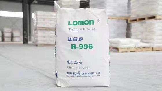 SGS Good Gloss 94.5% 이산화티타늄 황산염 공정 Lomon R-996