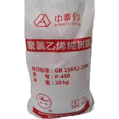 Zhongtai P-450 유화액 풀 PVC 수지 CAS 9002-86-2 없음