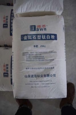 백색 분말 R-2195 금홍석 이산화티타늄 25kg 백 황산염 공정