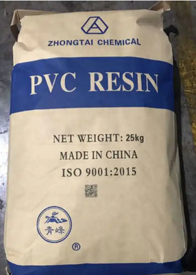초저저분자 VCM 높은 열 안정성 및 중저분자 무게를 가진 Zhongtai SG-5 PVC 樹脂